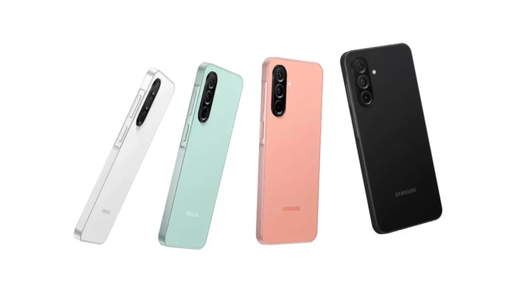 Side-by-side image of the Samsung Galaxy A26 and A36, highlighting camera specs and display features, with a price tag symbol overlayed.